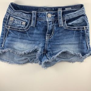 MISS ME JEAN SHORTS (STYLE K3351H) SIZE 12